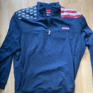 Vineyard Vines Shep Shirt Size Large American Flag